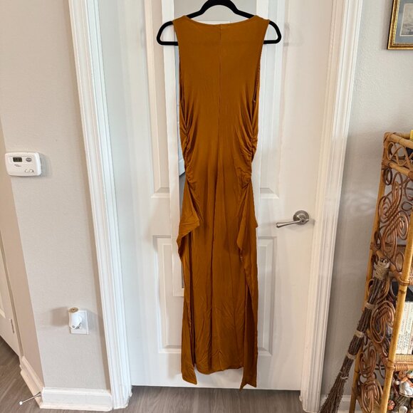 NEW Reformation Cameilla Knit Dress Size Small Color Copper - Picture 5 of 5